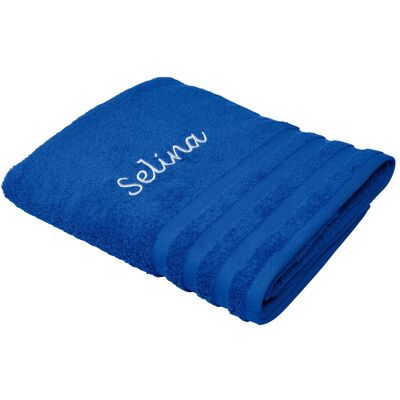 Optisplash Badetuch personalisiert mit Namen, 150x100 cm, 100% Baumwolle, blau Optisplash Badetuch personalisiert mit Namen, 150x100 cm, 100% Baumwolle, blau