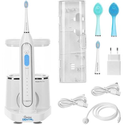 Genius Elektrische 2 in 1-Zahnbürste "Dental Hydro Fusion", 13-teilig Genius Elektrische 2 in 1-Zahnbürste "Dental Hydro Fusion", 13-teilig