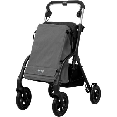 Playcare Gehwagen, Shopping Trolley R05 mit Tasche und Sitz, grau Playcare Gehwagen, Shopping Trolley R05 mit Tasche und Sitz, grau