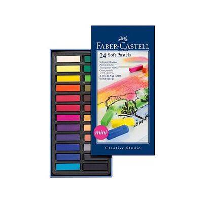 FABER-CASTELL STUDIO QUALITY mini Pastellkreide farbsortiert 24 St. FABER-CASTELL STUDIO QUALITY mini Pastellkreide farbsortiert 24 St.