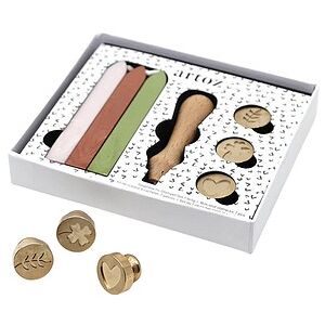 artoz Siegel-Set hellrosa, hellgrün, kupfer artoz Siegel-Set hellrosa, hellgrün, kupfer