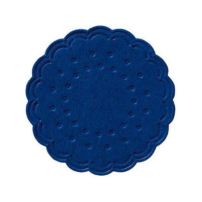 Duni Dunkelblaue runde Untersetzer - 8-lagig 7,5cm 250St. Duni Dunkelblaue runde Untersetzer - 8-lagig 7,5cm 250St.