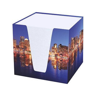 RNK-Verlag Zettelbox Skyline weiß inkl. ca. 900 Notizzettel weiß, 1 St. RNK-Verlag Zettelbox Skyline weiß inkl. ca. 900 Notizzettel weiß, 1 St.