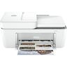 HP DeskJet 4220e All-in-one 3 in 1 Tintenstrahl-Multifunktionsdrucker weiß, HP Instant Ink-fähig weiß/grau