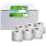 DYMO Endlosetikettenrollen für Etikettendrucker weiß, 102,0 x 210,0 mm, 6 x 140 Etiketten weiß