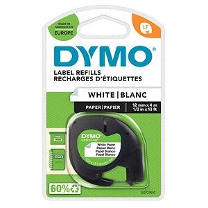 DYMO Schriftband LetraTag 91220 S0721510, 12 mm, schwarz auf weiß, 1 St. DYMO Schriftband LetraTag 91220 S0721510, 12 mm, schwarz auf weiß, 1 St.