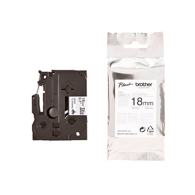 brother Reinigungskassette TZe-CL4 TZECL4, 18 mm, 1 St. brother Reinigungskassette TZe-CL4 TZECL4, 18 mm, 1 St.