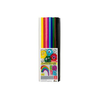 WEROLA Krepppapier Regenbogen 31 g/qm, 10 Rollen - Bastelpapier WEROLA Krepppapier Regenbogen 31 g/qm, 10 Rollen - Bastelpapier