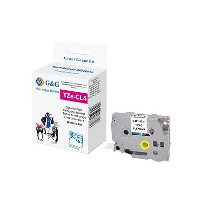 G&G Reinigungskassette 21657 ersetzt brother TZe-CL4 , 18 mm, 1 St. G&G Reinigungskassette 21657 ersetzt brother TZe-CL4 , 18 mm, 1 St.