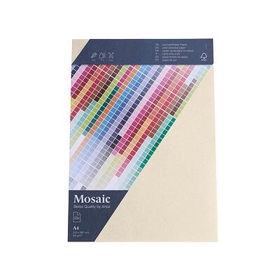 artoz Briefpapier Mosaic elfenbein DIN A4 90 g/qm 25 Blatt artoz Briefpapier Mosaic elfenbein DIN A4 90 g/qm 25 Blatt