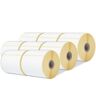brother Endlosetikettenrollen für Etikettendrucker weiß, 102,0 x 152,0 mm, 8 x 350 Etiketten weiß