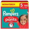 Pampers® Windeln baby-dry™ Monatsbox Größe Gr.5 (12-17 kg) für Babys und Kleinkinder (4-18 Monate), 160 St. weiß