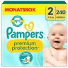 Pampers® Windeln Monatsbox premium protection™ Größe Gr.2 (4-8 kg) für Neugeborene (0-3 Monate), 240 St. weiß