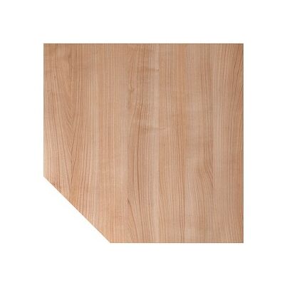 HAMMERBACHER Verbindungsplatte höhenverstellbar HT12 nussbaum, silber Trapezform 120,0 x 80,0 x 68,5 - 76,0 cm HAMMERBACHER Verbindungsplatte höhenverstellbar HT12 nussbaum, silber Trapezform 120,0 x 80,0 x 68,5 - 76,0 cm