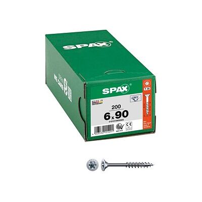 SPAX® Universalschrauben T30 Senkkopf WIROX 0191010600905 6 mm x 90 mm, 200 St. SPAX® Universalschrauben T30 Senkkopf WIROX 0191010600905 6 mm x 90 mm, 200 St.