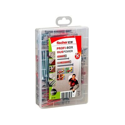 fischer Profi-Box - DuoPower 2K 541109 Dübel- und Schrauben-Sortiment, 150-teilig fischer Profi-Box - DuoPower 2K 541109 Dübel- und Schrauben-Sortiment, 150-teilig