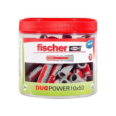 fischer DuoPower 10x50 Dose 2K 541921 Universaldübel Ø 10 mm x 50 mm, 55 St. fischer DuoPower 10x50 Dose 2K 541921 Universaldübel Ø 10 mm x 50 mm, 55 St.