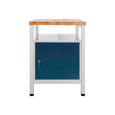 ADB Werkbank lichtgrau, anthrazitgrau 60,0 x 60,0 x 84,0 cm ADB Werkbank lichtgrau, anthrazitgrau 60,0 x 60,0 x 84,0 cm