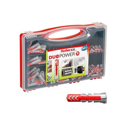 fischer RED-BOX - DuoPower 2K 535973 Universaldübel-Sortiment, 280-teiig fischer RED-BOX - DuoPower 2K 535973 Universaldübel-Sortiment, 280-teiig