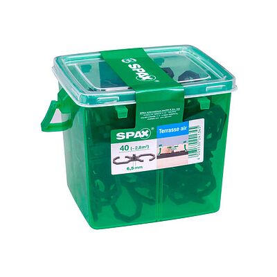 SPAX® Terrassen-Abstandshalter AIR 6,5 mm, 40 St. SPAX® Terrassen-Abstandshalter AIR 6,5 mm, 40 St.