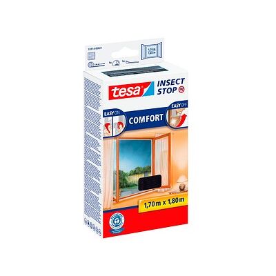 tesa Fliegengitter Insect Stop Comfort anthrazit 1,7 x 1,8 m tesa Fliegengitter Insect Stop Comfort anthrazit 1,7 x 1,8 m