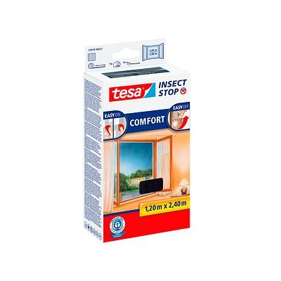 tesa Fliegengitter Insect Stop Comfort anthrazit 1,2 x 2,4 m tesa Fliegengitter Insect Stop Comfort anthrazit 1,2 x 2,4 m