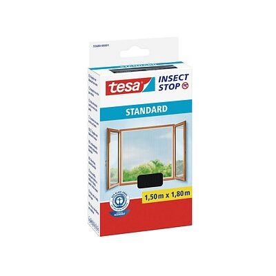 tesa Fliegengitter Insect Stop Standard anthrazit 1,5 x 1,8 m tesa Fliegengitter Insect Stop Standard anthrazit 1,5 x 1,8 m