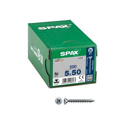 SPAX® Universalschrauben Z2 Senkkopf WIROX 1081010500503 5 mm x 50 mm, 200 St. SPAX® Universalschrauben Z2 Senkkopf WIROX 1081010500503 5 mm x 50 mm, 200 St.