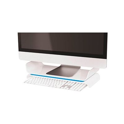 LEITZ Monitorständer Ergo WOW weiß, blau LEITZ Monitorständer Ergo WOW weiß, blau