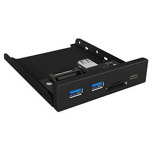 RaidSonic ICY BOX® USB-Hub IB-HUB1417-i3 3-fach schwarz schwarz