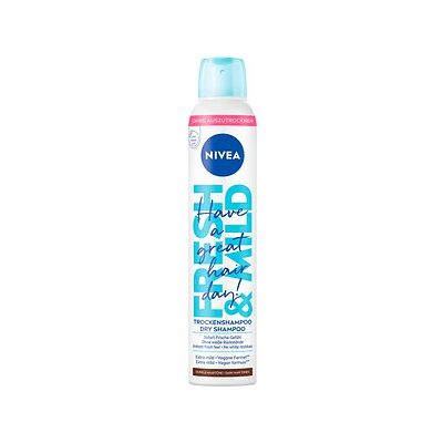 NIVEA FRESH & MILD Dunkle Haartöne Trockenshampoo 200,0 ml NIVEA FRESH & MILD Dunkle Haartöne Trockenshampoo 200,0 ml