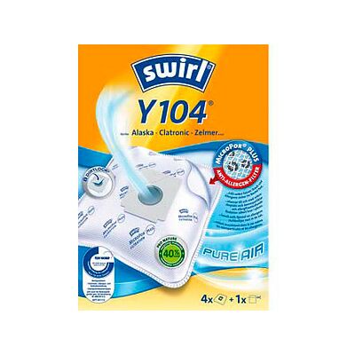 swirl® MicroPor® Plus Y 104 Staubsaugerbeutel, 4 St. swirl® MicroPor® Plus Y 104 Staubsaugerbeutel, 4 St.