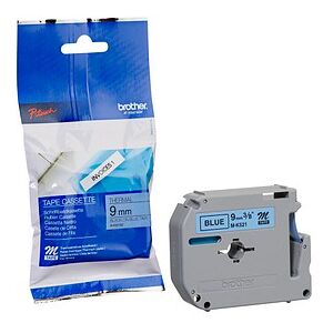 brother Schriftband M-K M-K521 MK521BZ, 9 mm, schwarz auf blau, 1 St. brother Schriftband M-K M-K521 MK521BZ, 9 mm, schwarz auf blau, 1 St.