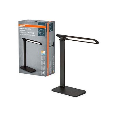 OSRAM Office Line Desk Banker Inductive Charging LED Schreibtischlampe schwarz 17 W OSRAM Office Line Desk Banker Inductive Charging LED Schreibtischlampe schwarz 17 W