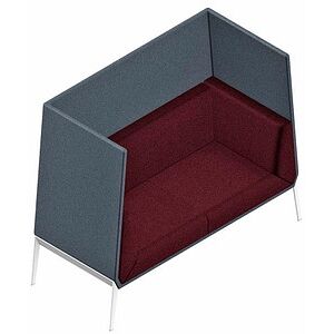 Quadrifoglio 2-Sitzer Besprechungsecke Accord bordeaux, grau weiß Stoff 156,0 x 68,0 x 124,0 cm, 1 St. Quadrifoglio 2-Sitzer Besprechungsecke Accord bordeaux, grau weiß Stoff 156,0 x 68,0 x 124,0 cm, 1 St.