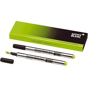 MONTBLANC Luminous Green Textmarkerminen grün, 2 St. MONTBLANC Luminous Green Textmarkerminen grün, 2 St.