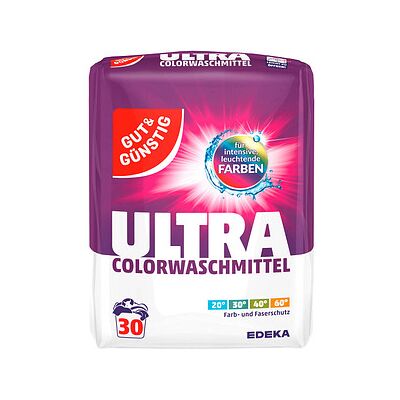 GUT&GÜNSTIG ULTRA Waschmittel Pulver, 2,025 kg GUT&GÜNSTIG ULTRA Waschmittel Pulver, 2,025 kg
