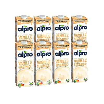 alpro Vanille Sojadrink 8 x 1,0 l - Pflanzliches Getränk alpro Vanille Sojadrink 8 x 1,0 l - Pflanzliches Getränk