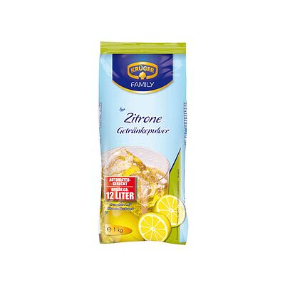 KRÜGER Zitrone Getränkepulver 1,0 kg KRÜGER Zitrone Getränkepulver 1,0 kg