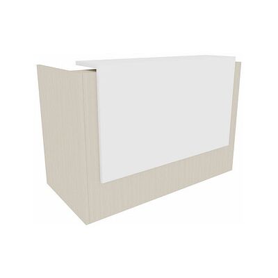 Quadrifoglio Empfangstheke gerade, ulme, weiß 166,0 x 88,0 x 113,0 cm Quadrifoglio Empfangstheke gerade, ulme, weiß 166,0 x 88,0 x 113,0 cm