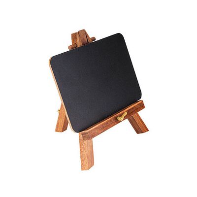 APS Mini Holz-Tischstaffele mit Etikett - Tischaufsteller APS Mini Holz-Tischstaffele mit Etikett - Tischaufsteller