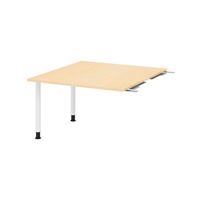 HAMMERBACHER Verbindungsplatte höhenverstellbar KT12C ahorn, weiß rechteckig 120,0 x 130,0 x 72,0 - 74,0 cm HAMMERBACHER Verbindungsplatte höhenverstellbar KT12C ahorn, weiß rechteckig 120,0 x 130,0 x 72,0 - 74,0 cm
