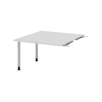 HAMMERBACHER Verbindungsplatte höhenverstellbar KT12C lichtgrau, silber rechteckig 120,0 x 130,0 x 72,0 - 74,0 cm HAMMERBACHER Verbindungsplatte höhenverstellbar KT12C lichtgrau, silber rechteckig 120,0 x 130,0 x 72,0 - 74,0 cm