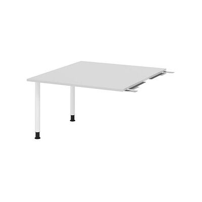 HAMMERBACHER Verbindungsplatte höhenverstellbar KT12C lichtgrau, weiß rechteckig 120,0 x 130,0 x 72,0 - 74,0 cm HAMMERBACHER Verbindungsplatte höhenverstellbar KT12C lichtgrau, weiß rechteckig 120,0 x 130,0 x 72,0 - 74,0 cm