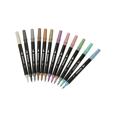 DONAU Dual Brush-Pens farbsortiert, 12 St. DONAU Dual Brush-Pens farbsortiert, 12 St.