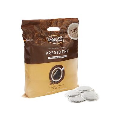 MINGES PREMIUM REGULAR Kaffeepads, Robustabohnen 108 St. MINGES PREMIUM REGULAR Kaffeepads, Robustabohnen 108 St.