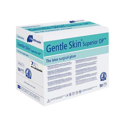 Meditrade® unisex OP-Handschuhe Gentle Skin® Superior OP™ weiß Größe 7,5, 50 Paar Meditrade® unisex OP-Handschuhe Gentle Skin® Superior OP™ weiß Größe 7,5, 50 Paar
