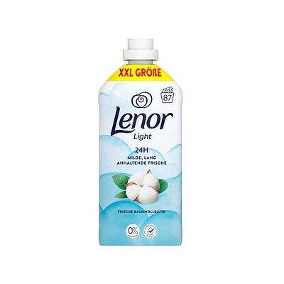 Lenor Light FRISCHE BAUMWOLLBLÜTE Weichspüler flüssig, 1,827 l Lenor Light FRISCHE BAUMWOLLBLÜTE Weichspüler flüssig, 1,827 l