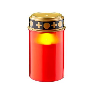 GOOBAY 74366 - LED Grablicht rot mit Flackerflamme, Timerfunktion GOOBAY 74366 - LED Grablicht rot mit Flackerflamme, Timerfunktion