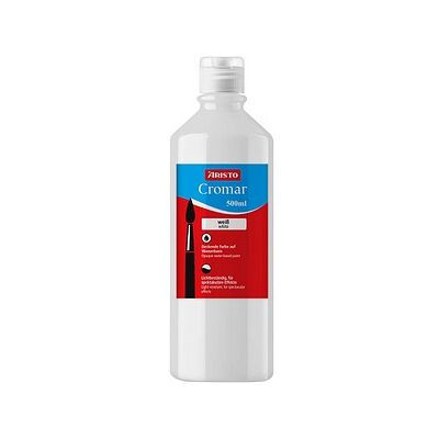 ARISTO Cromar Flüssigfarbe weiß 500,0 ml, 1 St. ARISTO Cromar Flüssigfarbe weiß 500,0 ml, 1 St.